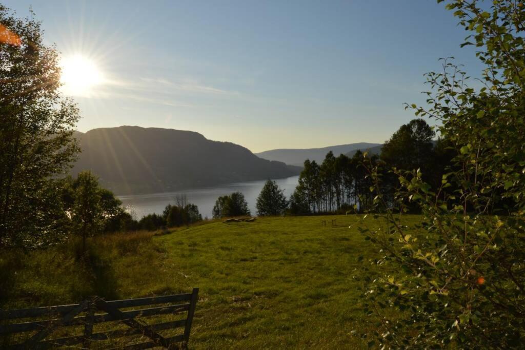 Stille Og Fredelig Ved Fjord Og Fjell Valsøybotn Exteriör bild